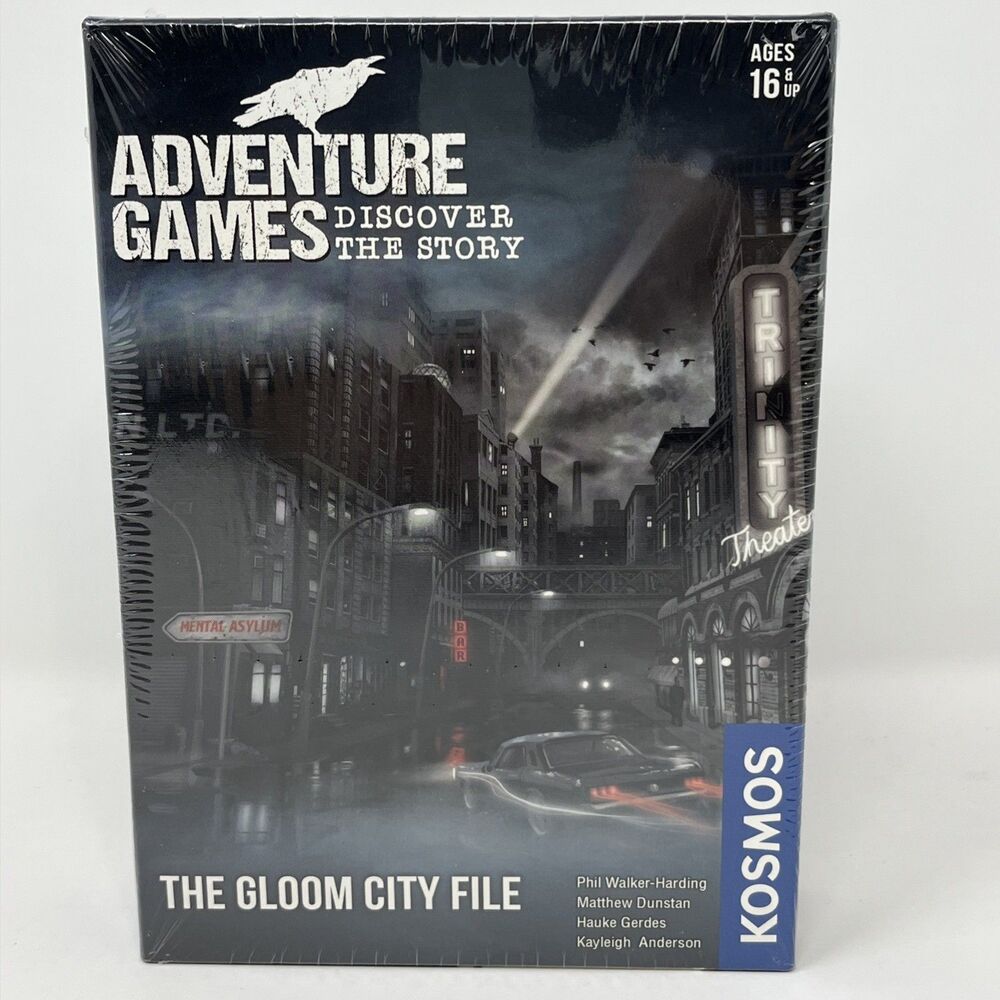The Gloom City File Adventure Games Discover The Story Cooperative Card Game NEW
